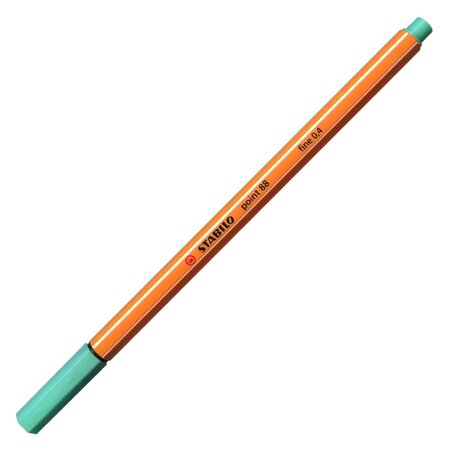 Stylo-feutre point 88 pointe fine 0 4 mm vert glace stabilo