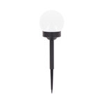 Lot de 3 balises led solaires  led rvb  lumière multi-colore  8h d'autonomie
