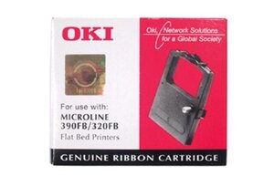 Ruban original pour OKI ML 590/591, nylon, noir OKI