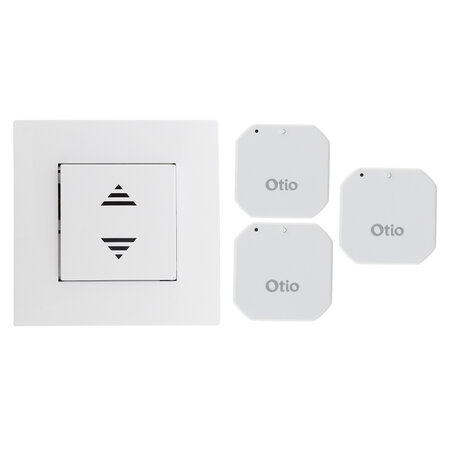Pack commande centralisée sans fil + 3 micro-récepteurs encastrables télécommandés CMR-8111 - Fermetures - Otio