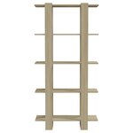 vidaXL Bibliothèque/Séparateur de pièce Chêne sonoma 80x30x160 cm