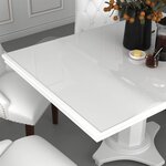 vidaXL Protecteur de table transparent 120x90 cm 1 6 mm PVC