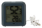Thermomètre –hygromètre à sonde de température filaire gris anthracite - Otio