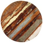 vidaXL Table de bistro Carrée Ø80x75 cm Bois de récupération massif