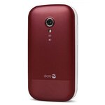 Doro 2404 rouge - téléphone senior à clapet