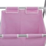 Ensemble de 2 paniers à linge avec étendoir
