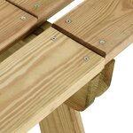 vidaXL Banc de jardin 160 cm Bois de pin imprégné