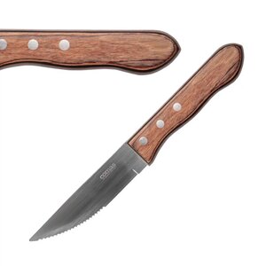 Couteaux à steak churrasco 250 mm - lot de 6 - comas -  - acier inoxydable 250