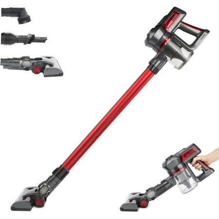 HKoeNIG UP600 Aspirateur balai 2 en 1 sans fil EasyClean