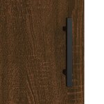 vidaXL Buffet chêne marron 69 5x34x90 cm bois d'ingénierie