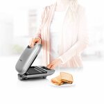 Princess Appareil à croque-monsieur Deluxe 750 W Gris