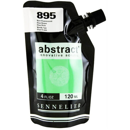Peinture acrylique en sachet - vert fluorescent - sennelier