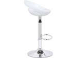 Lot de 2 tabourets de bar "Blue Lagoon" - Blanc