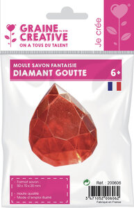 Moule pour savon Mini Diamant goutte