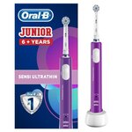 Oral-b junior 6+ brosse a dents électrique rechargeable - violet