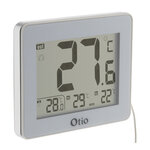 Thermomètre intérieur / Extérieur filaire Blanc - Otio