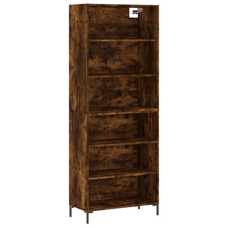 vidaXL Buffet chêne fumé 69 5x32 5x180 cm bois d'ingénierie