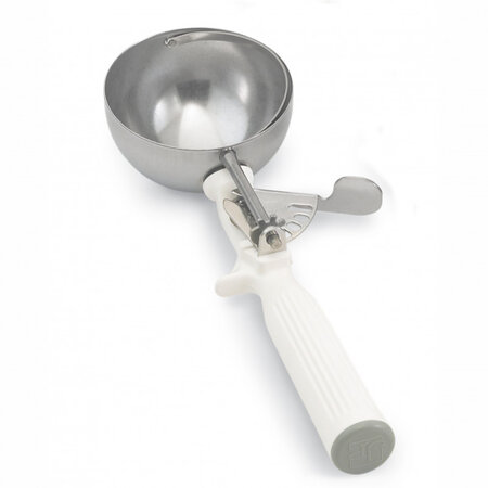 Cuillère à glace couleur blanc ø 7 6 cm - pujadas -  - inox0.1577