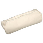 Sac à plumes avec fermeture - éclair  beige  22x7x7cm  1 pce