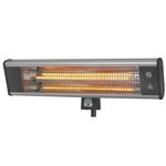 Eurom chauffage pour patio th1800s 1800 w argenté