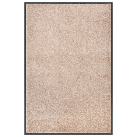 vidaXL Paillasson Beige 80x120 cm