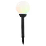 vidaXL Lampes solaires sphériques LED de jardin 8 Pièces 15 cm RVB