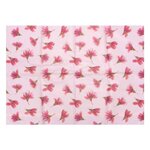 Papier de soie 5 feuilles 50 x 70 cm - Fleurs de cerisier rose