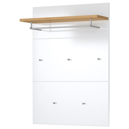 Germania Panneau de porte-manteau GW-Frisco 75x30x110 cm Blanc