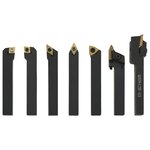 vidaXL Jeu d’outils de tournage indexables 12 Pièces 8x8 mm 70 mm