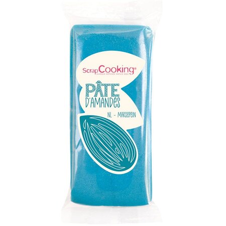 Pâte d'amande - bleu - 200 g