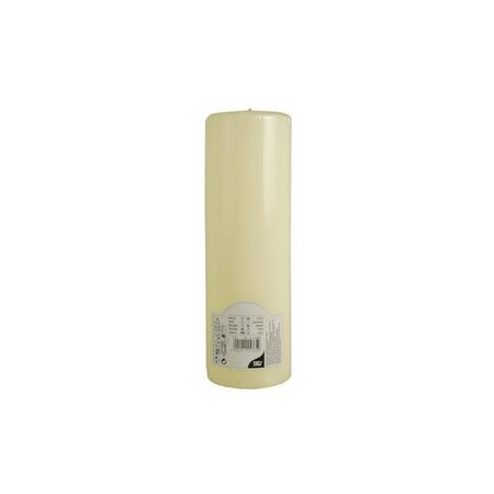 Bougie Cylindrique 'Ivory' Diam 80 mm H 25 cm Env. 120h Ivoire PAPSTAR