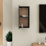vidaXL Meuble TV Noir 30 5x30x60 cm Aggloméré