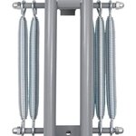 vidaXL Appareil d'exercices abdominaux en L avec cordes élastiques