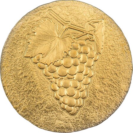 Pièce de monnaie en Or 5 Dollars g 0.5 Millésime 2023 Ancient Greece WINE GRAPES
