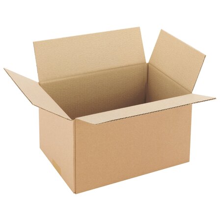 Caisse américaine kraft brun simple cannelure h 17 x l 20 x p 30 cm - lot de 25 - tailleur ondulys