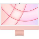 Apple - 24 iMac Retina 4,5K (2021) - Puce Apple M1 - RAM 8Go - Stockage 256Go - GPU 7 coeurs - Rose