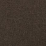 vidaXL Chaises pivotantes à manger lot de 4 marron foncé tissu