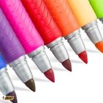 BIC Marqueur permanent Intensity, couleurs intenses, étui 5