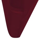vidaXL Housses élastiques de chaise Bordeaux 18 Pièces