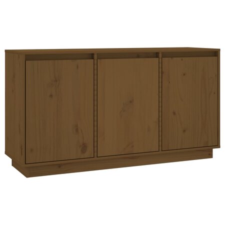 vidaXL Buffet Marron miel 111x34x60 cm Bois massif de pin