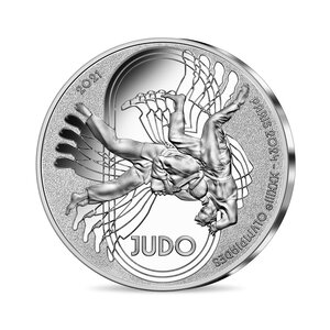 Monnaie de 10€ argent BE - Jeux Olympiques de Paris 2024 - Série Sports Judo