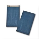 Boîte de 250 pochettes cadeau à soufflet bleues 120x200  kraft 60 g/m² gpv
