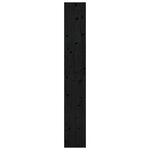 vidaXL Bibliothèque/Séparateur de pièce Noir 80x30x199 5 cm Pin solide