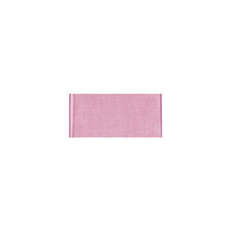 Ruban organdi Rose foncé 40 mm Au mètre