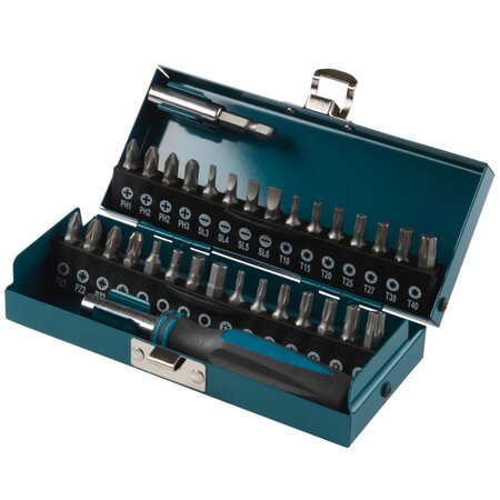 Wolfcraft jeu d'embouts de tournevis standard 32 pièces 1388000