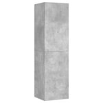 vidaXL Ensemble de meubles TV 4 Pièces Gris béton Aggloméré