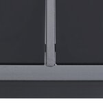 vidaXL Mobilier de salle à manger d'extérieur 7 Pièces Acier Anthracite