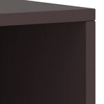 vidaXL Table de chevet Marron foncé 35x30x40 cm Bois de pin massif