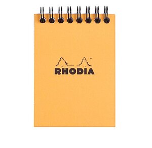 Bloc ri classic orange 7 5x10 5 5x5 80f microperforées 80g rhodia