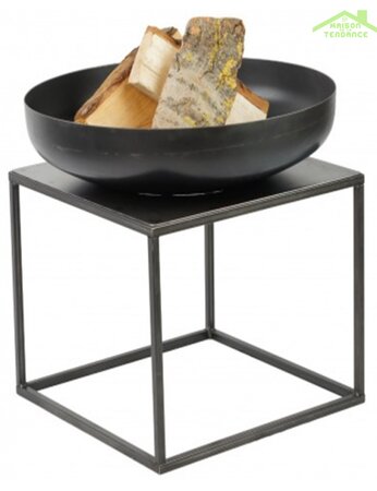Brasero de jardin SUE en acier avec ou sans couvercle
